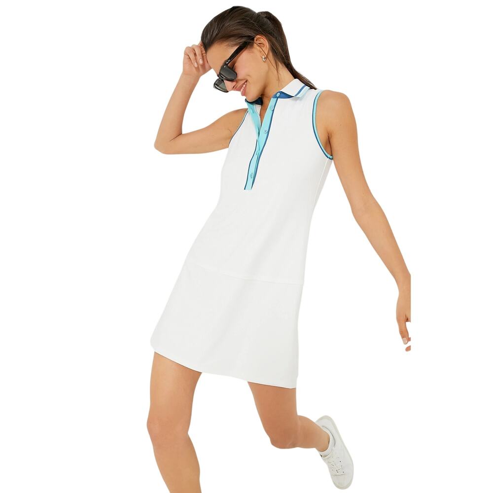 New Tuckernuck Sport Women's White Lisbon Striped Sterling Tennis Dress Size XXL - Picture 4 of 16